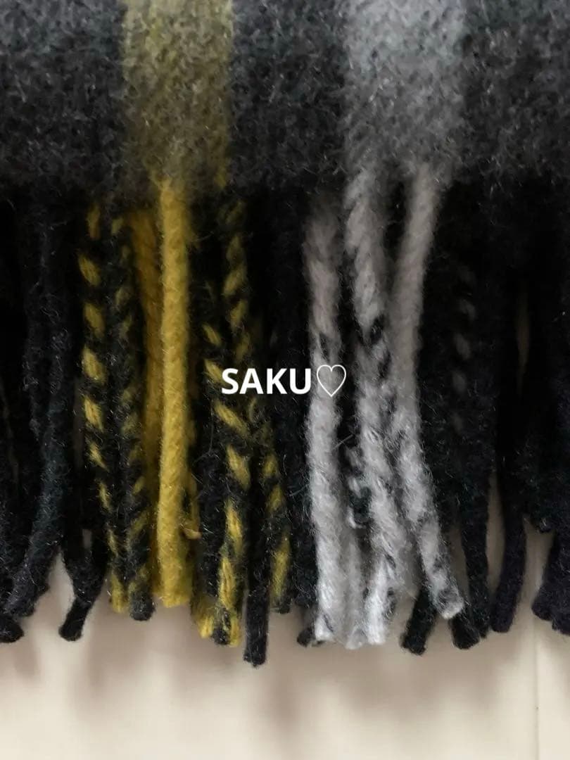 国旗タグ❣️定価62700円 ジョシュアエリス BLACKWATCH ストール