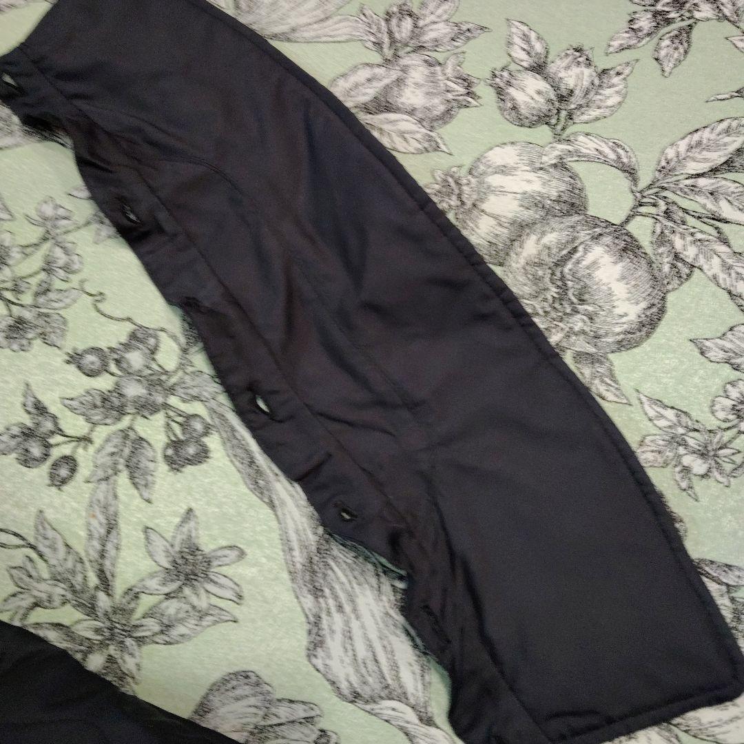 レオナールスポーツ 黒キルティングジャケット リバーシブル