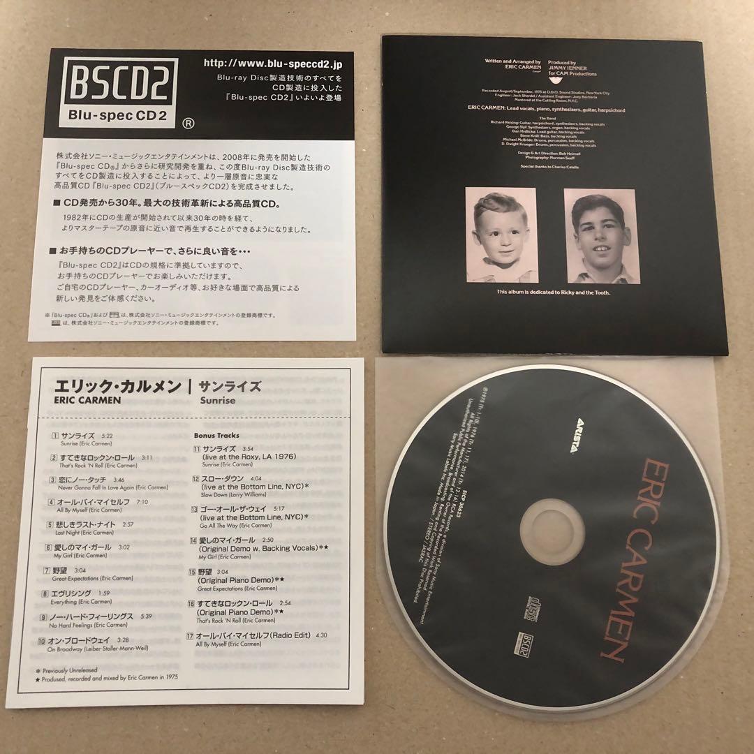 紙ジャケット エリック カルメン Blu-spec CD2 4タイトル