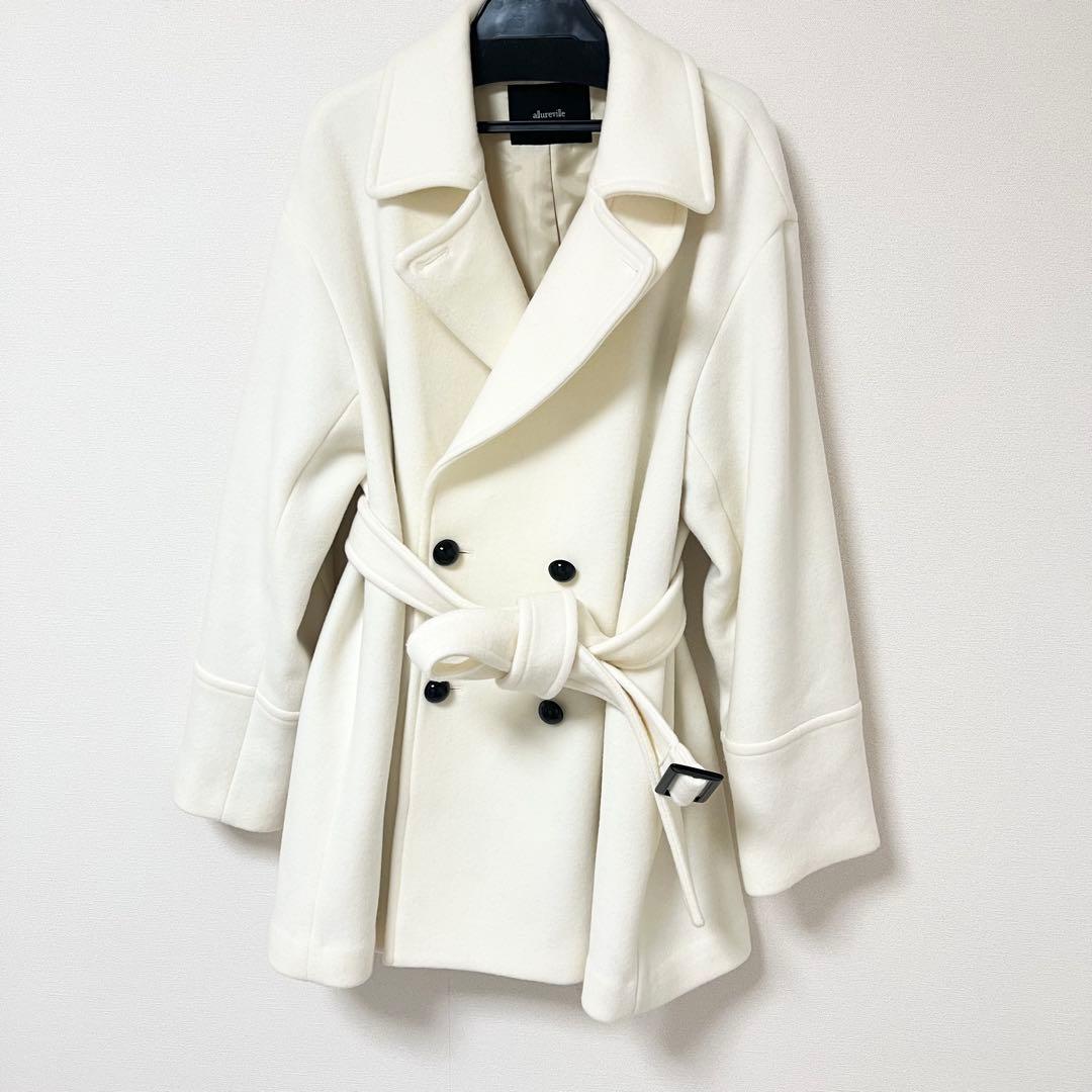 【2025AW】美品 allureville パイルメルトンデザインＰコート