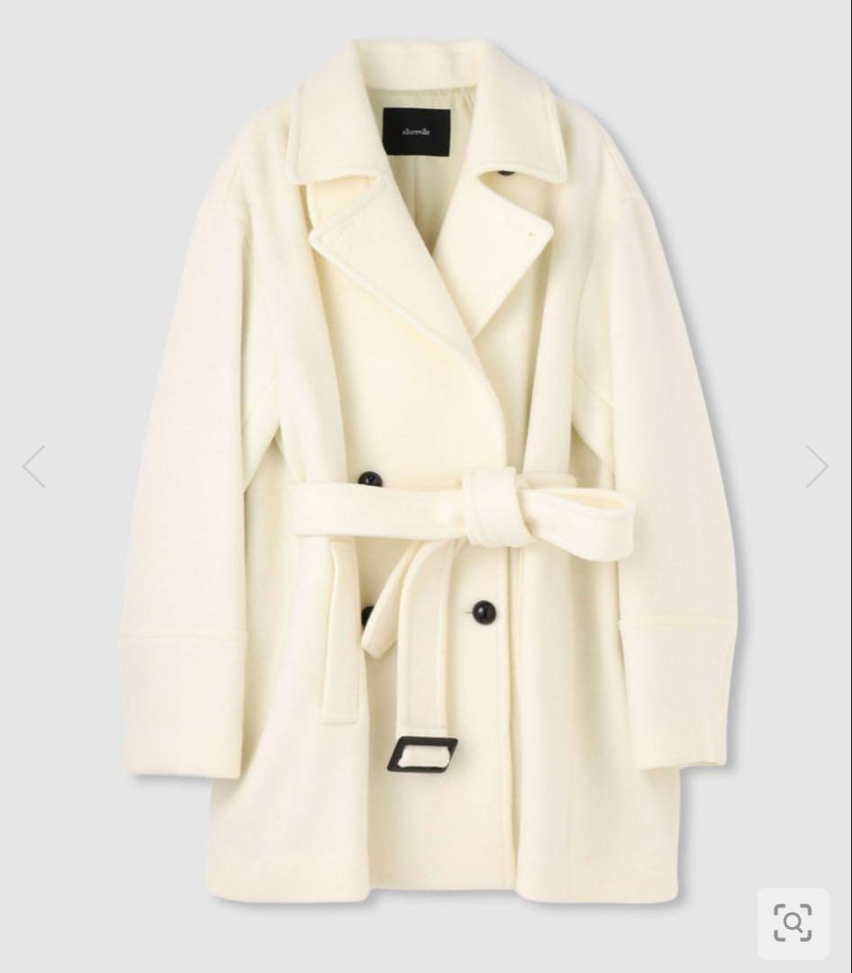 【2025AW】美品 allureville パイルメルトンデザインＰコート