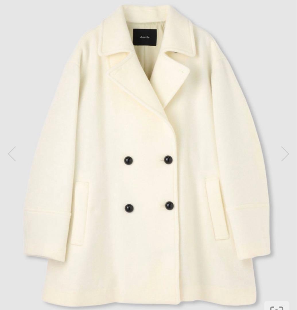 【2025AW】美品 allureville パイルメルトンデザインＰコート
