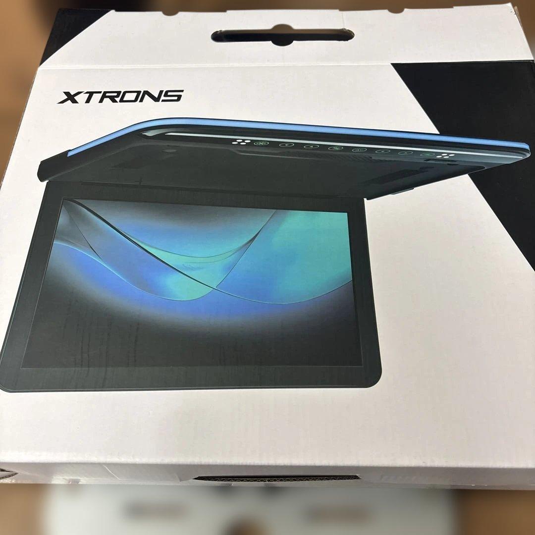 XTRONS フリップダウンモニター ブラック　CM136HDS