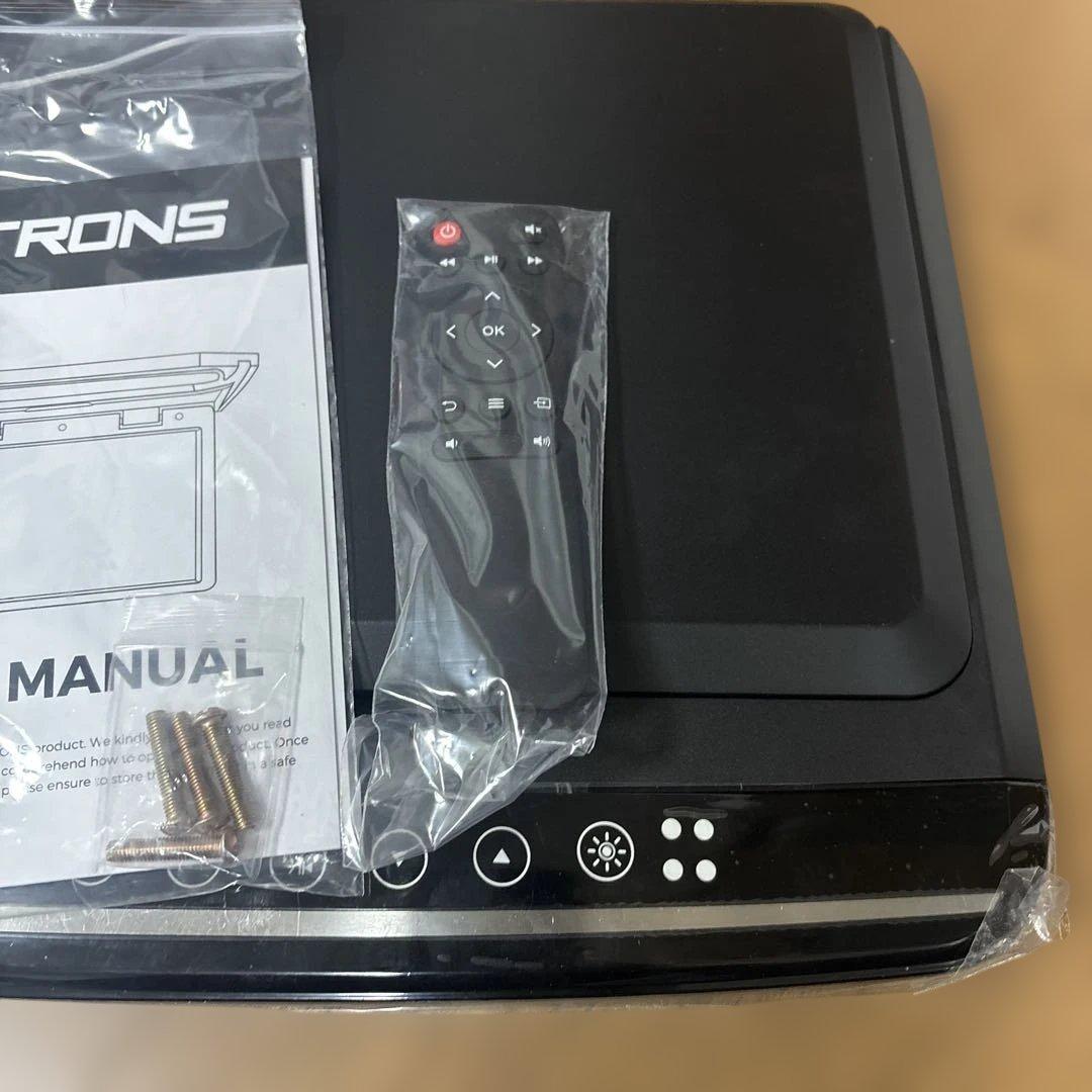 XTRONS フリップダウンモニター ブラック　CM136HDS