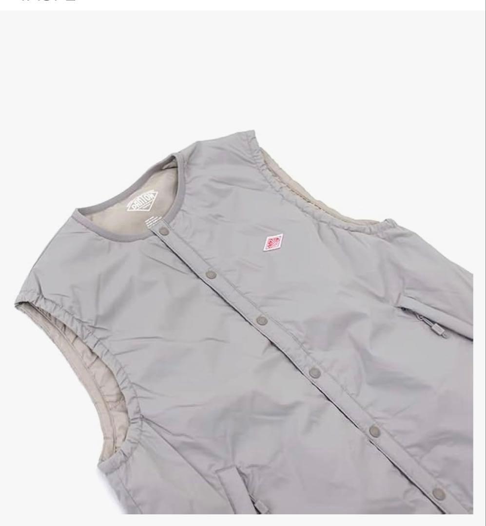 DANTON ナイロンストレッチタフタ イン サレーション ベスト トープ