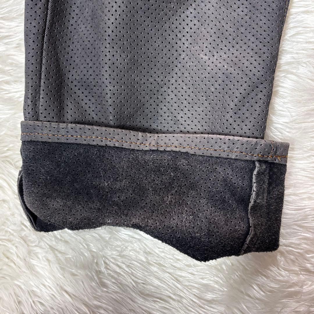 KUSHITANI KWP leather メッシュパンツ グレー