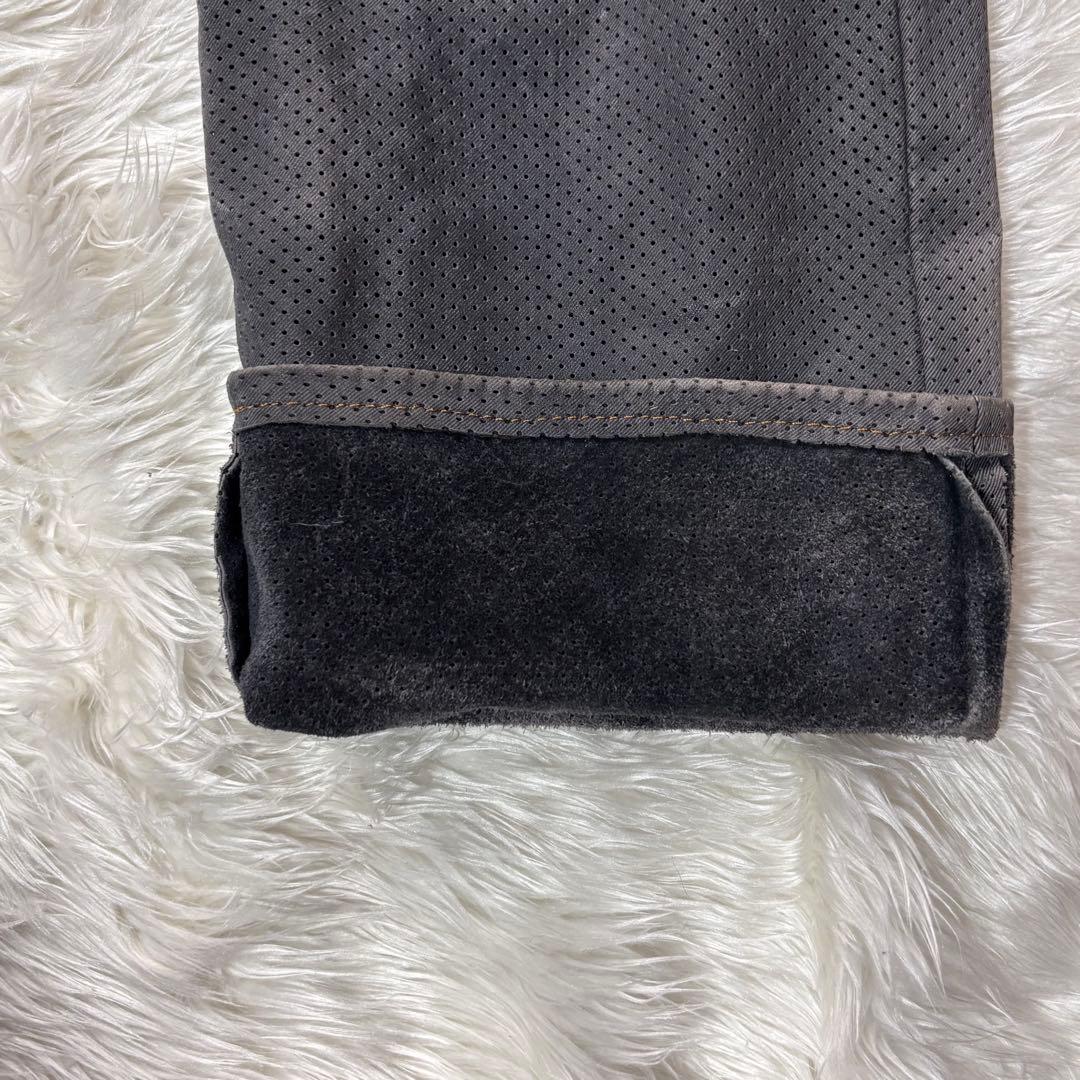 KUSHITANI KWP leather メッシュパンツ グレー