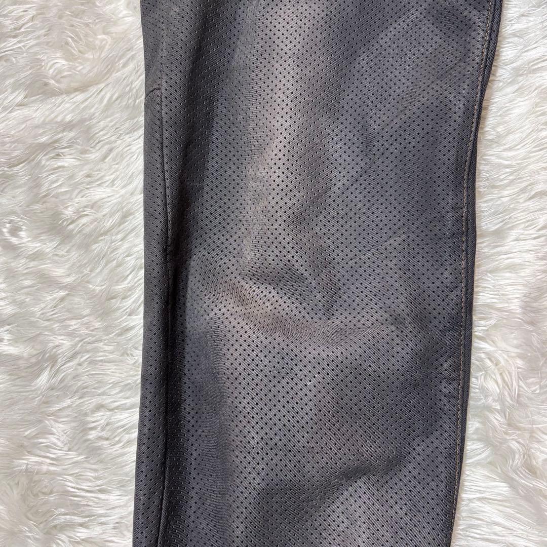 KUSHITANI KWP leather メッシュパンツ グレー