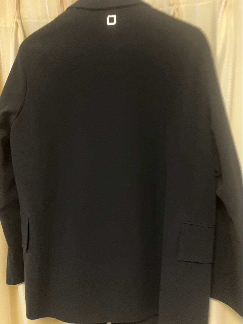 WOOYOUNGMI ブラック ダブルブレスト テーラードジャケット