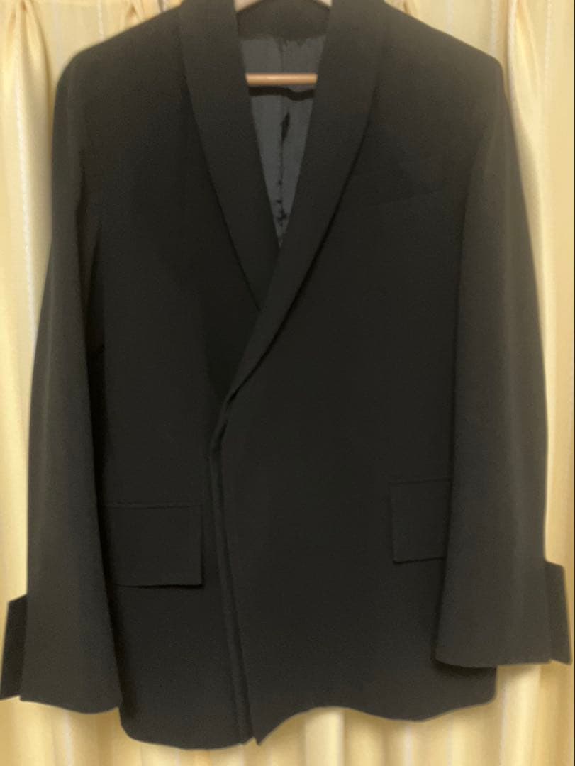 WOOYOUNGMI ブラック ダブルブレスト テーラードジャケット