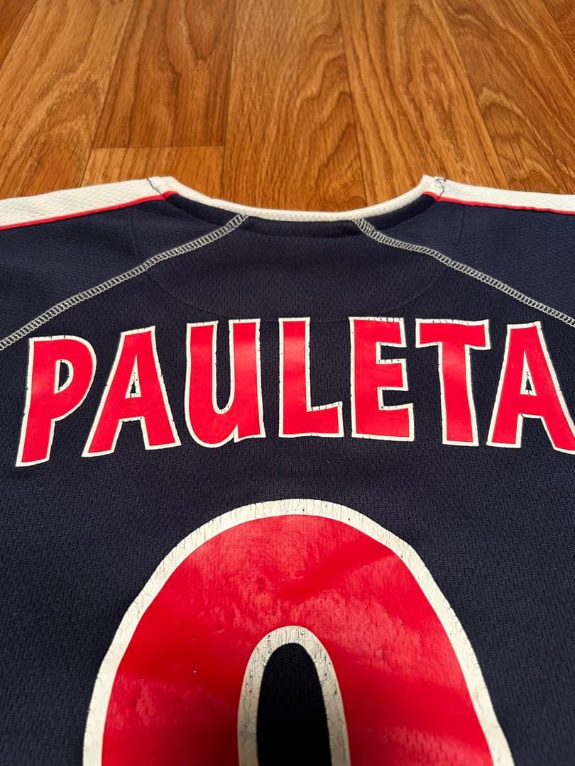 PSG パウレタ 03-04 半袖シャツ パリ直営店購入 正規品 M~L相当