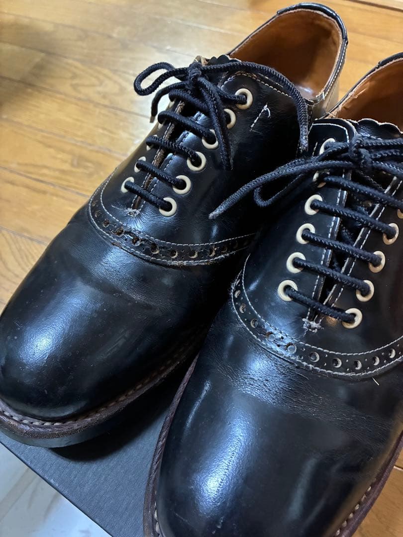 グラッドハンド　リーガル　サドルシューズ