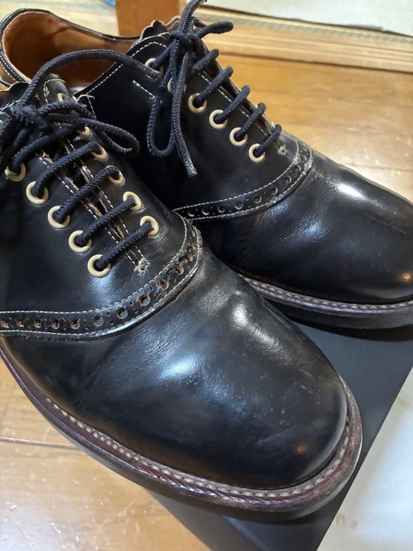 グラッドハンド　リーガル　サドルシューズ