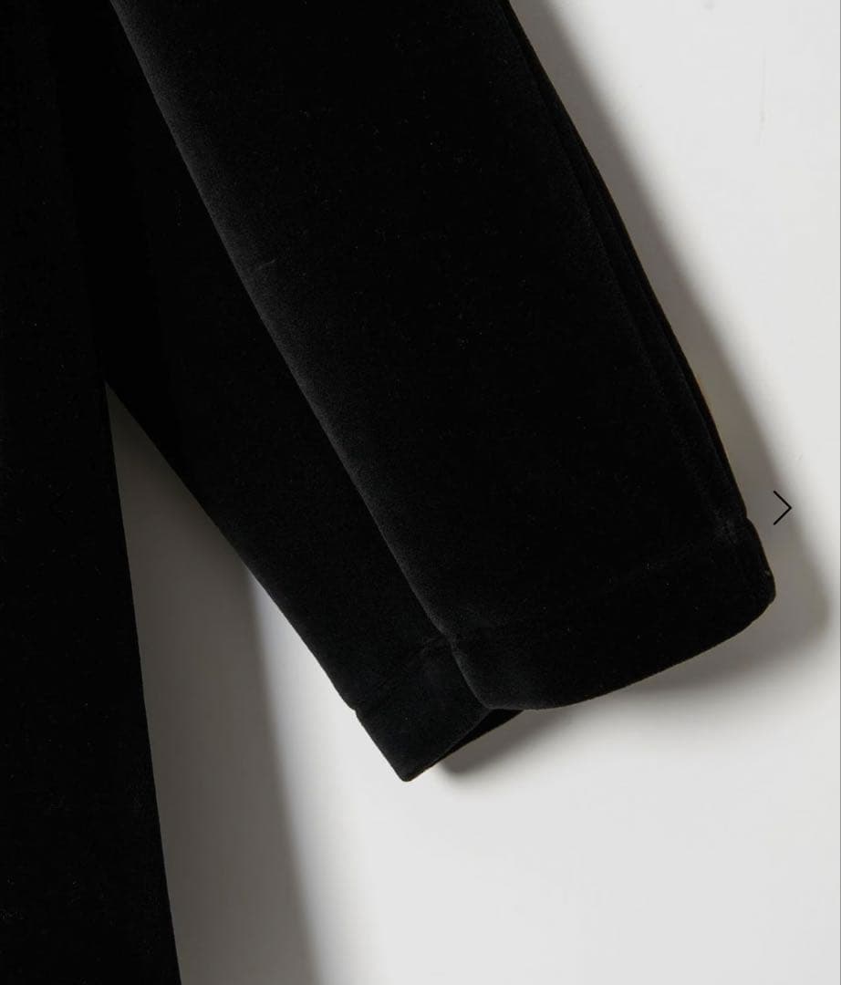 ★ばなな★新品タグ付き＜conte＞ベルベット ボンディング Pコート