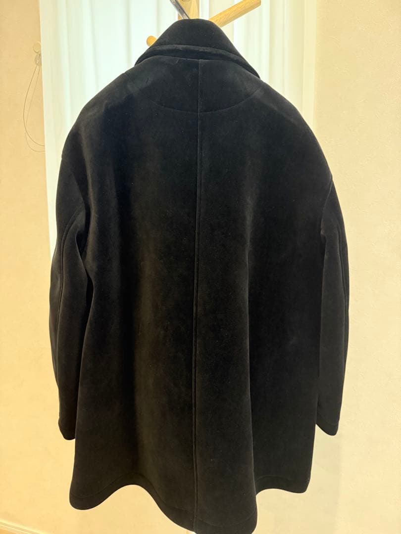★ばなな★新品タグ付き＜conte＞ベルベット ボンディング Pコート