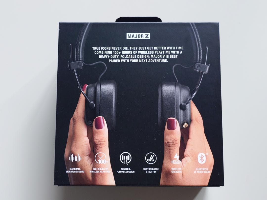 Marshall Major V 国内正規品 ブラック ワイヤレスヘッドホン
