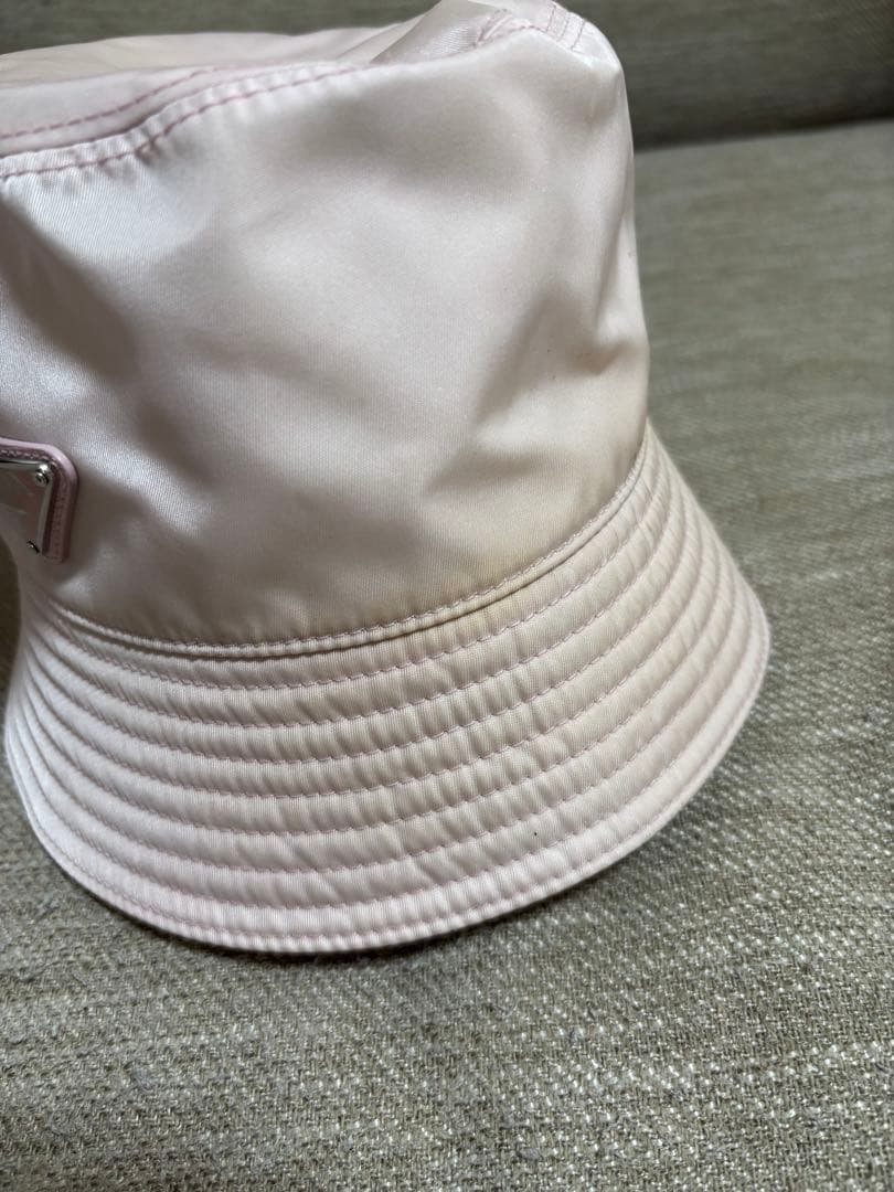 PRADA ピンク バケットハット Sサイズ