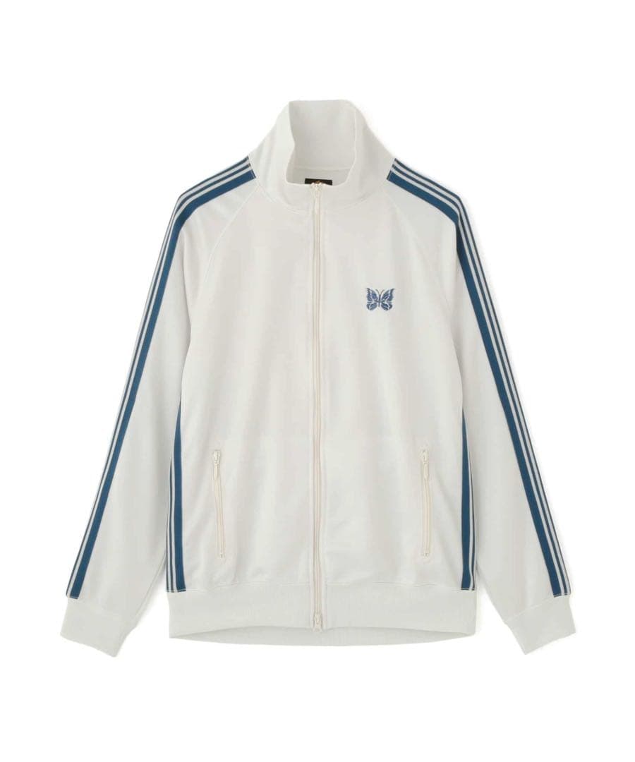 ニードルズ needles トラックジャケット 白緑 S