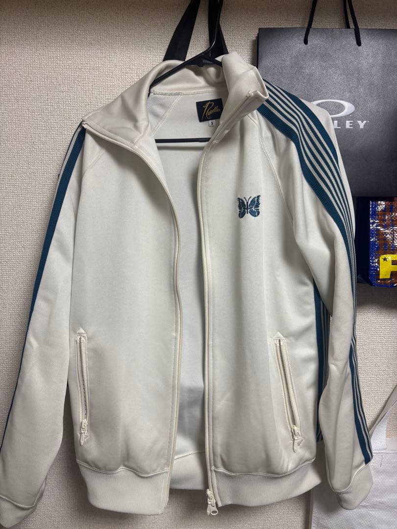 ニードルズ needles トラックジャケット 白緑 S