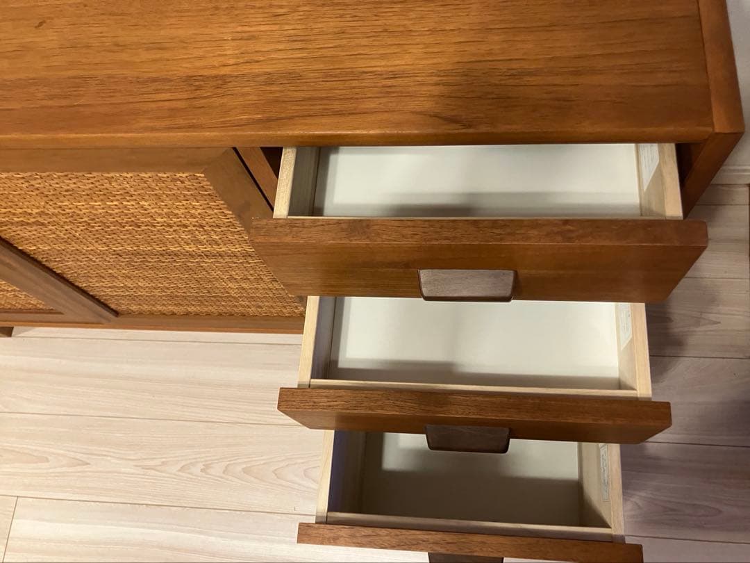 【お値引き】unico WICK(ウィック) キャビネット W1200 USED