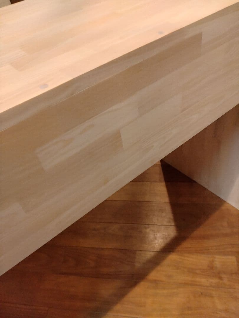 木製　ハンドメイド　オーダー　コの字　棚　シェルフ　ラック　カウンター