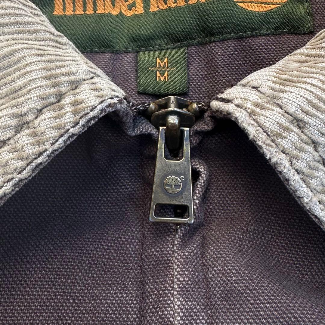 90s ティンバーランド ダックジャケット 裏地ボア ブラウン フェード M