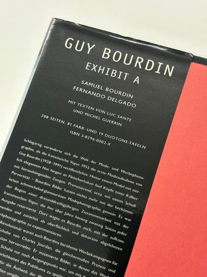 GUY BOURDIN \" EXHIBIT A \"写真集 大型本