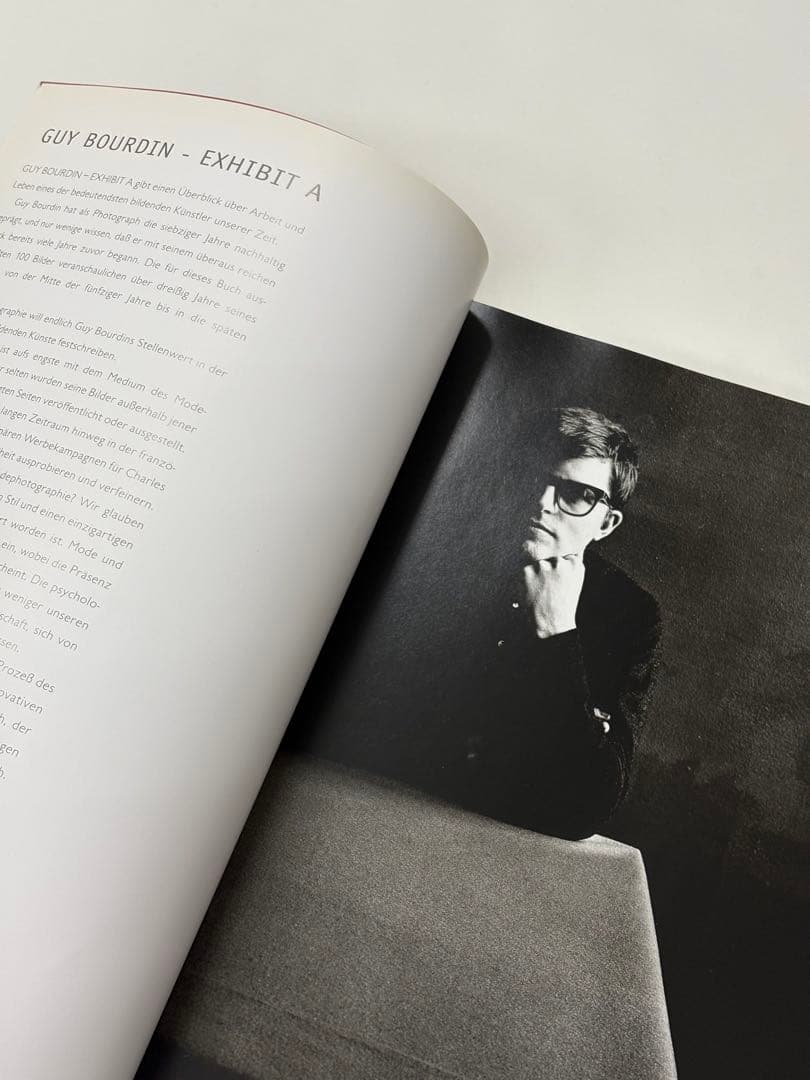GUY BOURDIN \" EXHIBIT A \"写真集 大型本