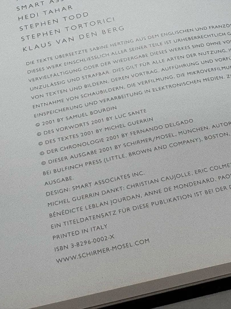 GUY BOURDIN \" EXHIBIT A \"写真集 大型本