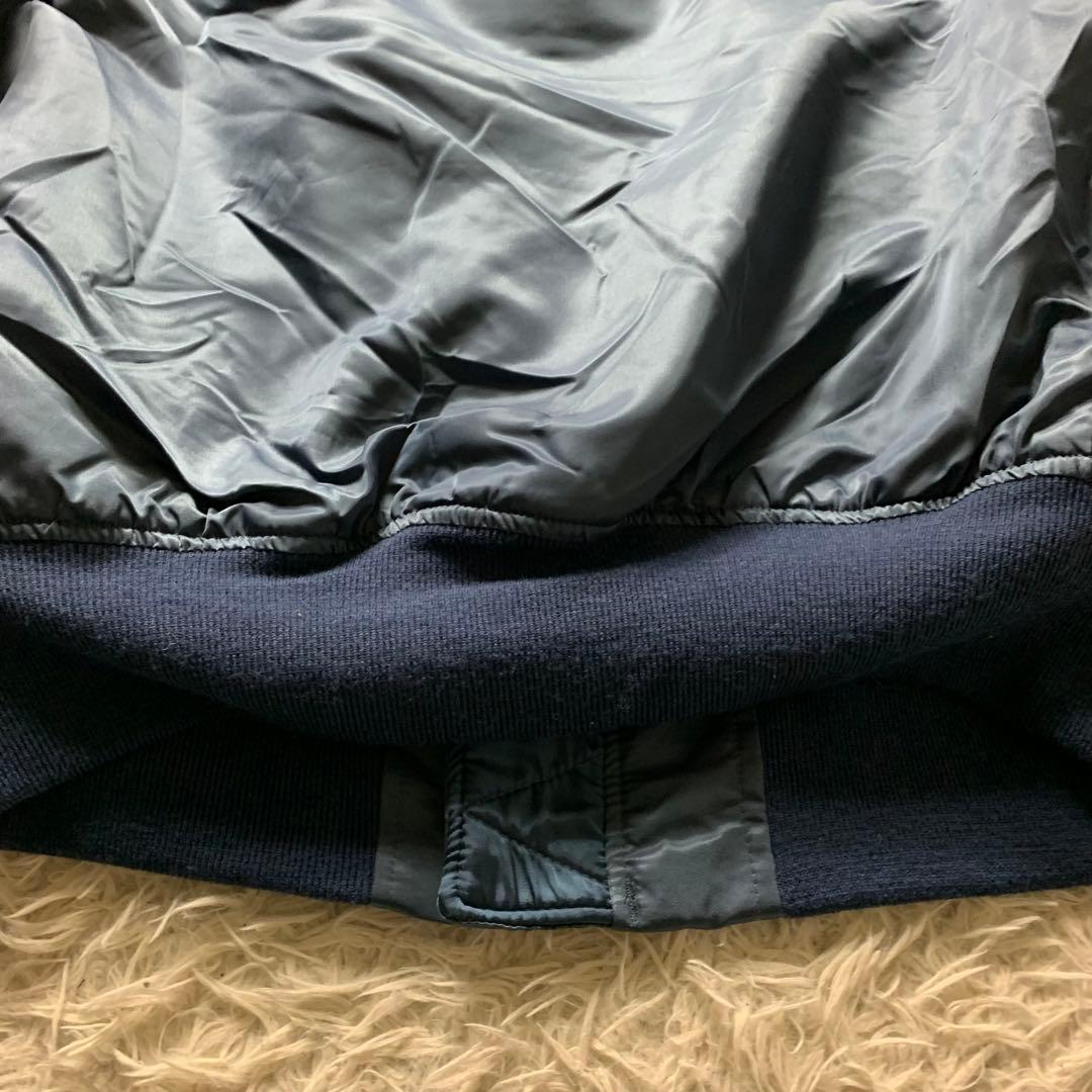 美品■ヴィンテージ フライトジャケット B-15C 襟ボア　ブルー 42