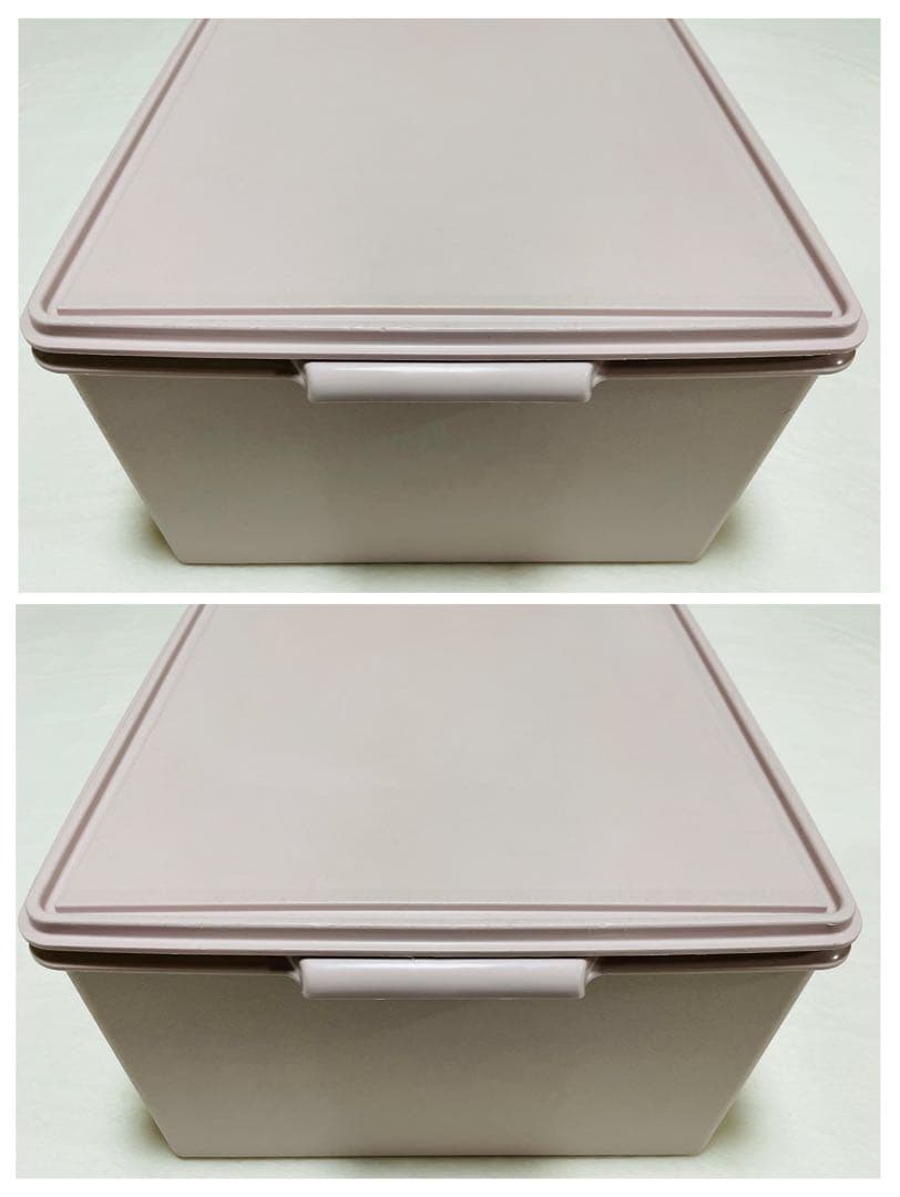 2個セット/タッパーウェア/ディープ/ロング/スーパーケース/ピンク/廃番