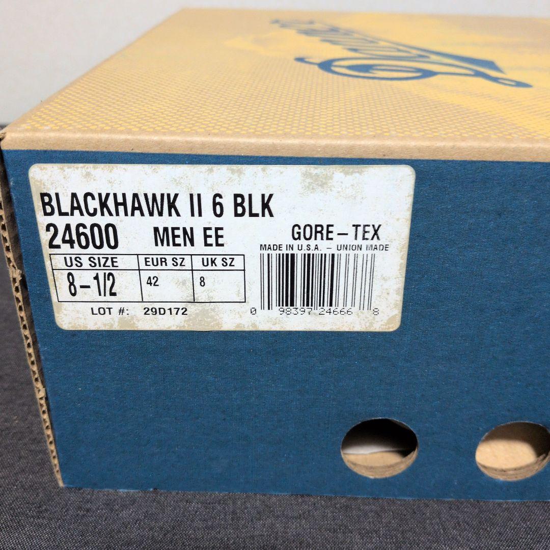 靴 Danner BLACKHAWK II 6 BLK 8-1/2 EE