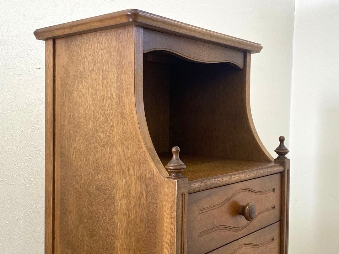 美品 綾野製作所 アヤノクラフト 収納 整理 棚 コンソール 電話台 飾り棚