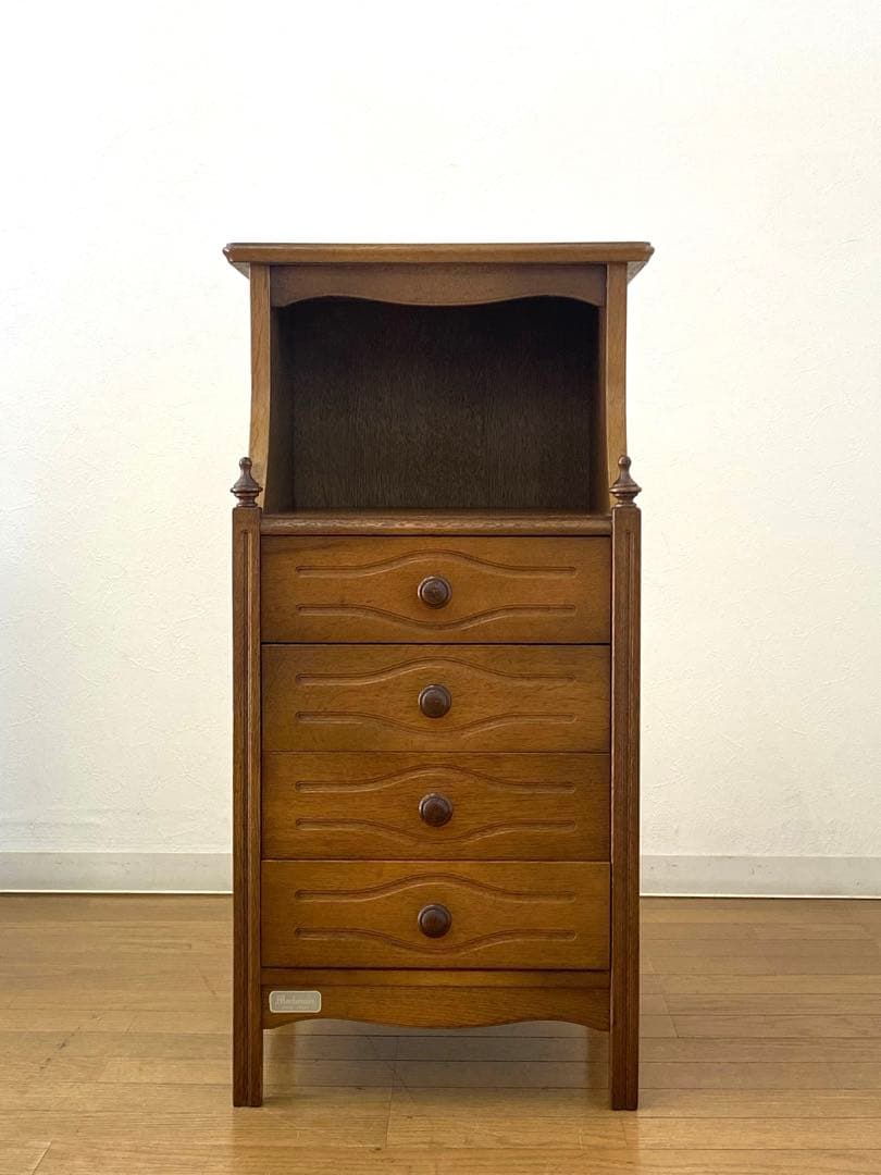 美品 綾野製作所 アヤノクラフト 収納 整理 棚 コンソール 電話台 飾り棚