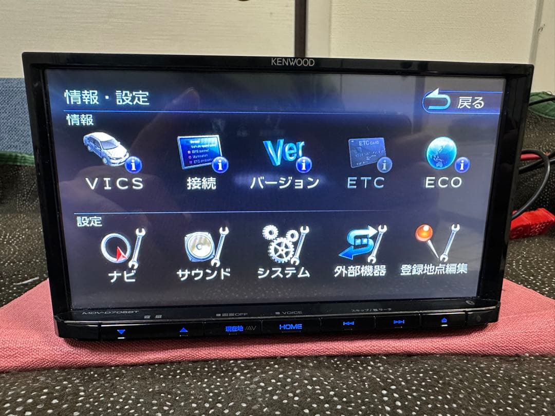 MDV-D706BT 2019年モデル 地図データ。2018年。