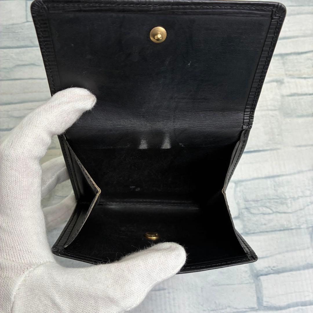 美品　50 VUITTON ルイヴィトン　エピ 二つ折り財布　Ｗホック eu4