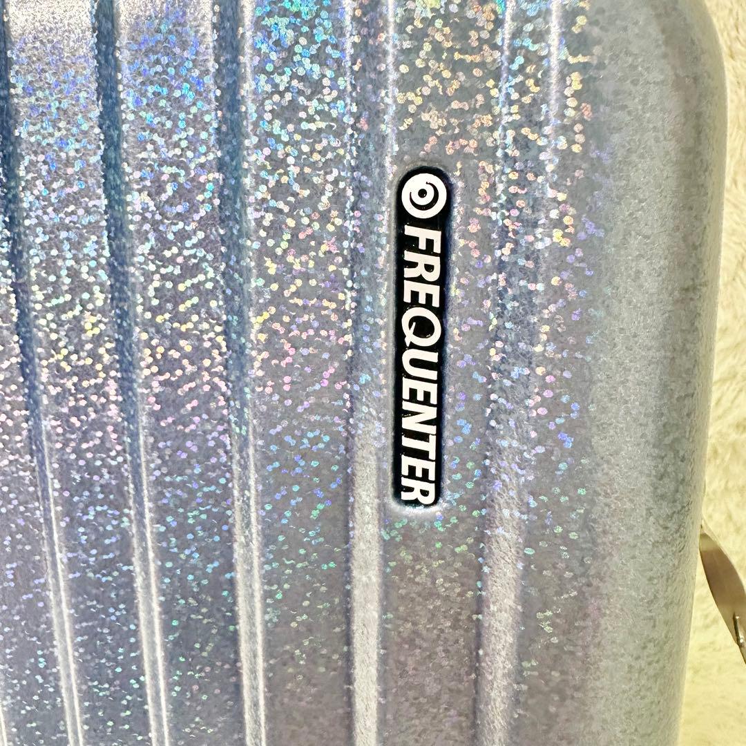 お買得✨ FREQUENTER スーツケース パールブルー 34L 4輪 静音