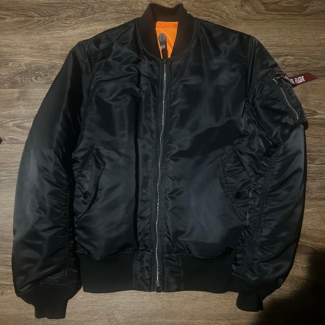 ALPHA INDUSTRIES ブラック MA-1 ジャケット L