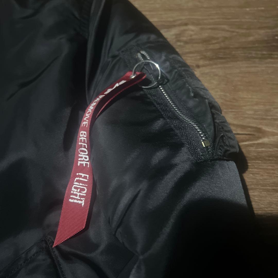 ALPHA INDUSTRIES ブラック MA-1 ジャケット L