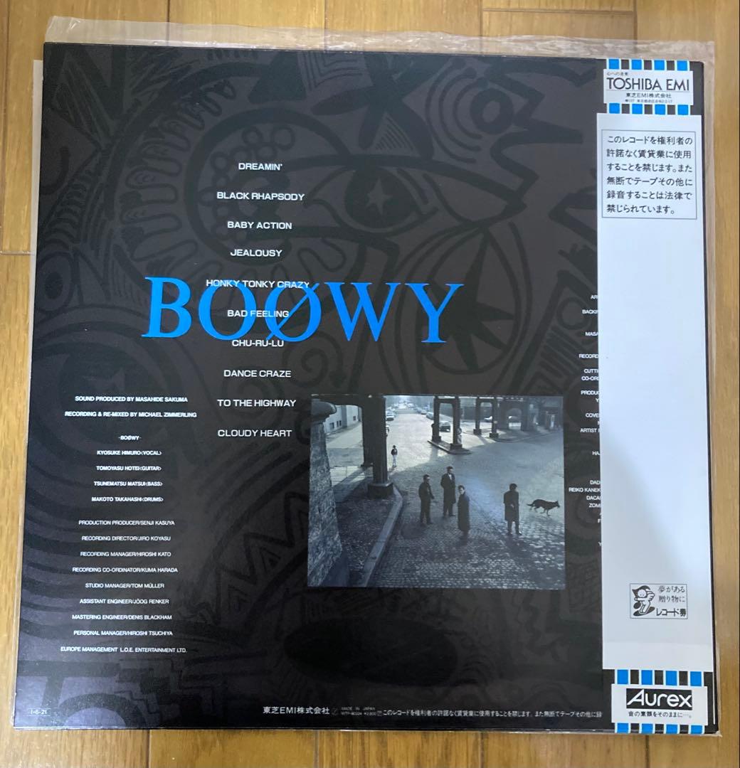稀少オリジナルBOOWY ボウイLPレコード