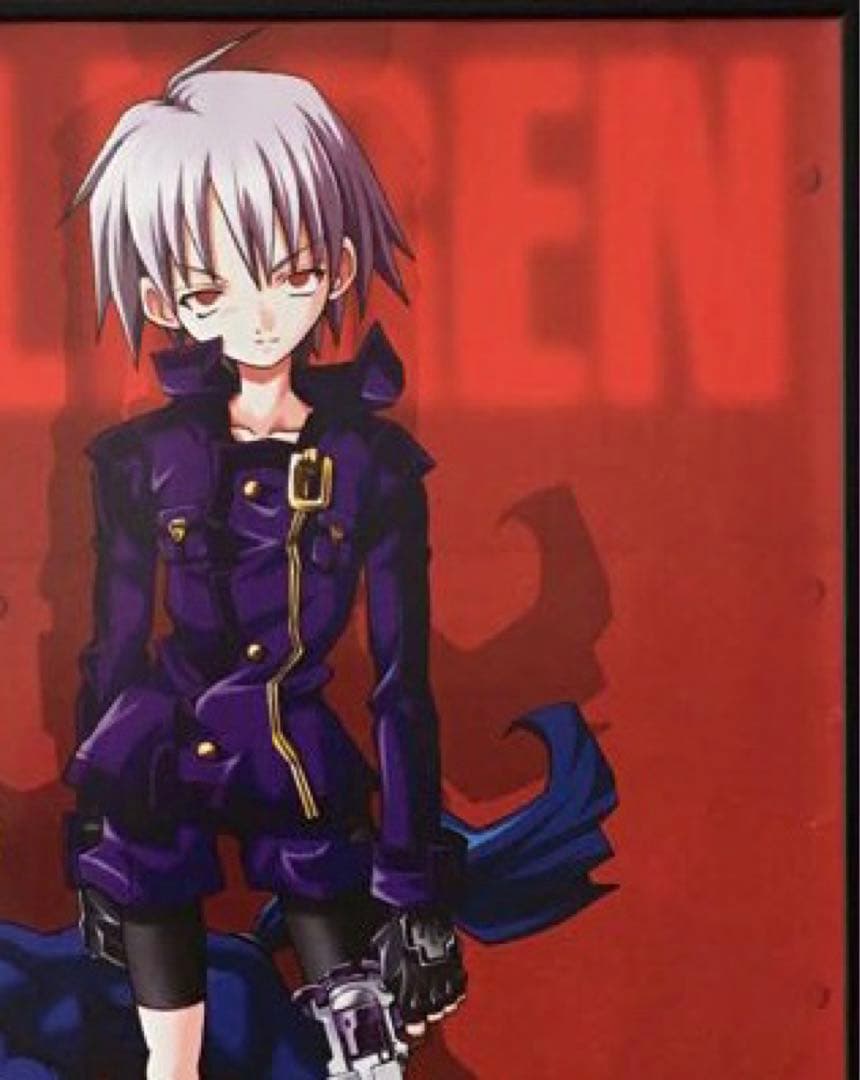 ❷真・女神転生デビルチルドレン 黒の書 赤の書【非売品】ポスター (端破れ有)