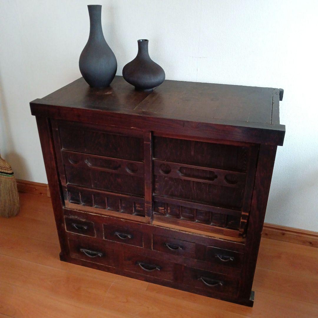 水屋　京都の水屋(上置)　箪笥　和箪笥　キャビネット