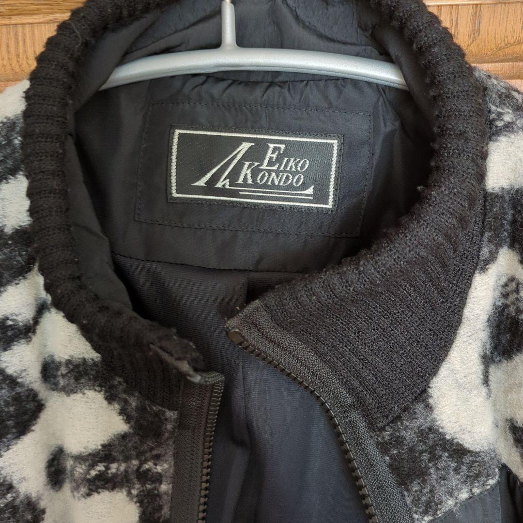 エイココンドウ チェック柄 ブルゾン　エターナリーブレイズ