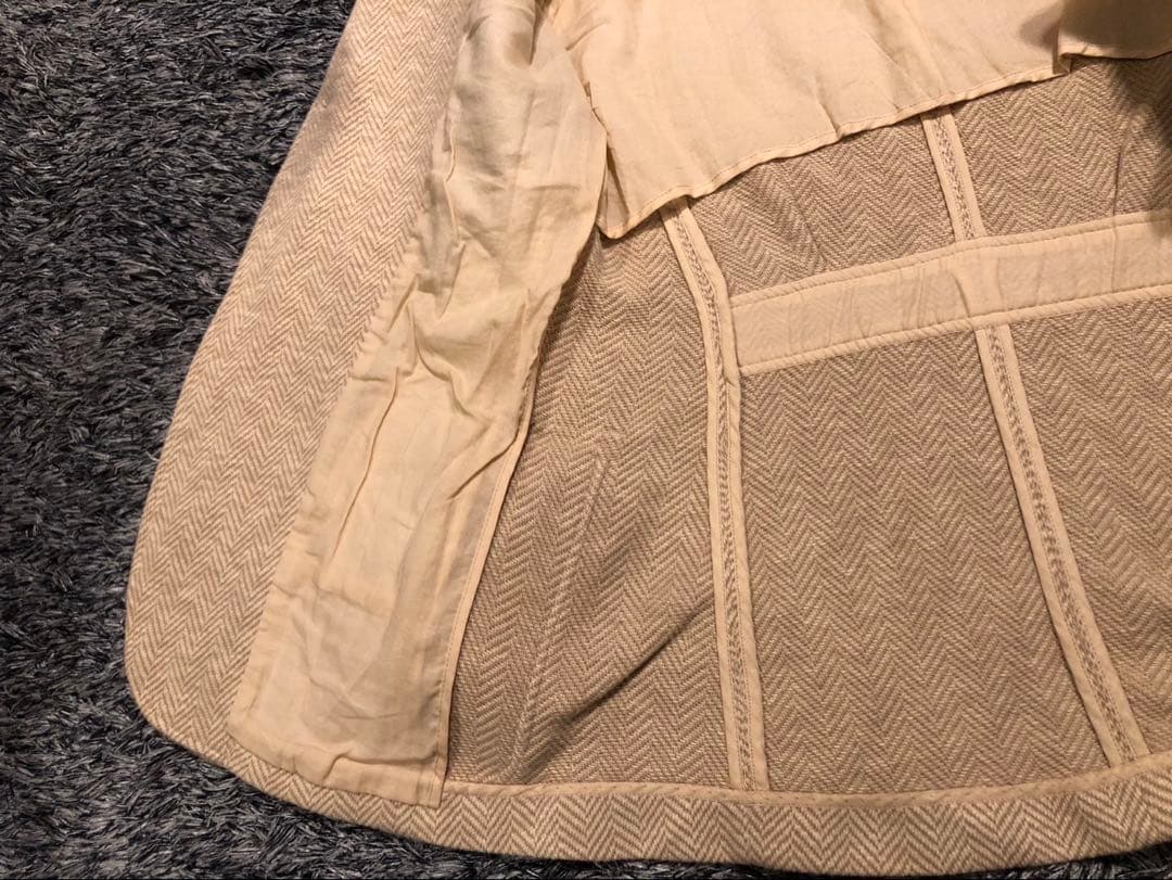 【新品未使用タグ付き】Ralph Lauren ベージュ ジャケット綿絹シルク込