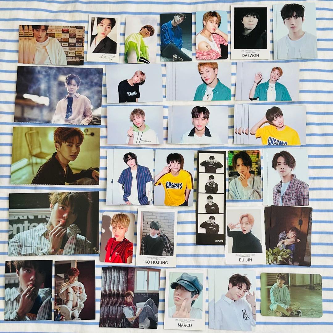 サイン入　UNB トレカ フォトカ ポスカ ステッカー CD & DVDセット