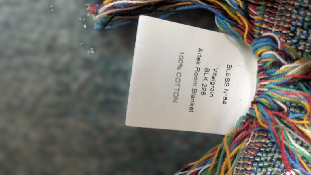 Bless Blanket no.64 ブレス ラグ