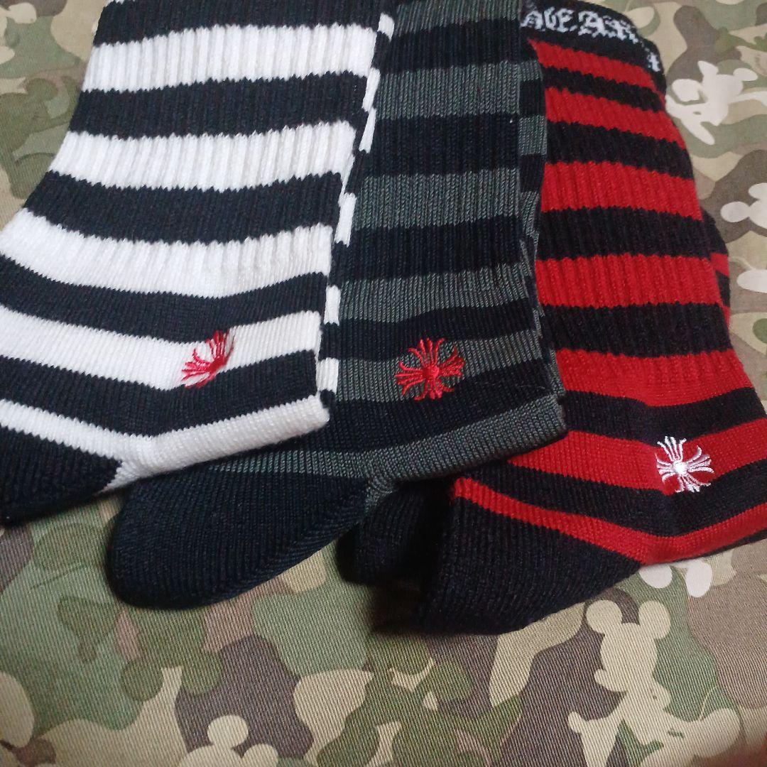 ３足組♪クロムハーツ★ソックス (25～28)