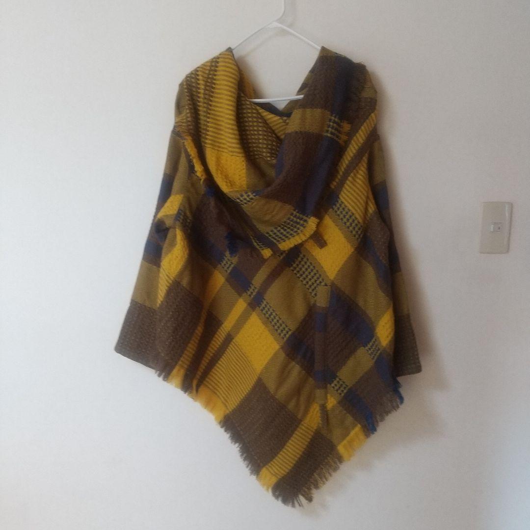 くまくまもんもん専用！センソユニコ 慈雨　ポンチョ風コート　チェック　フード