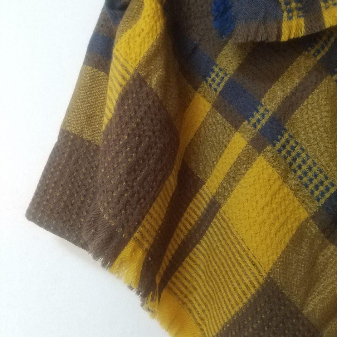 くまくまもんもん専用！センソユニコ 慈雨　ポンチョ風コート　チェック　フード