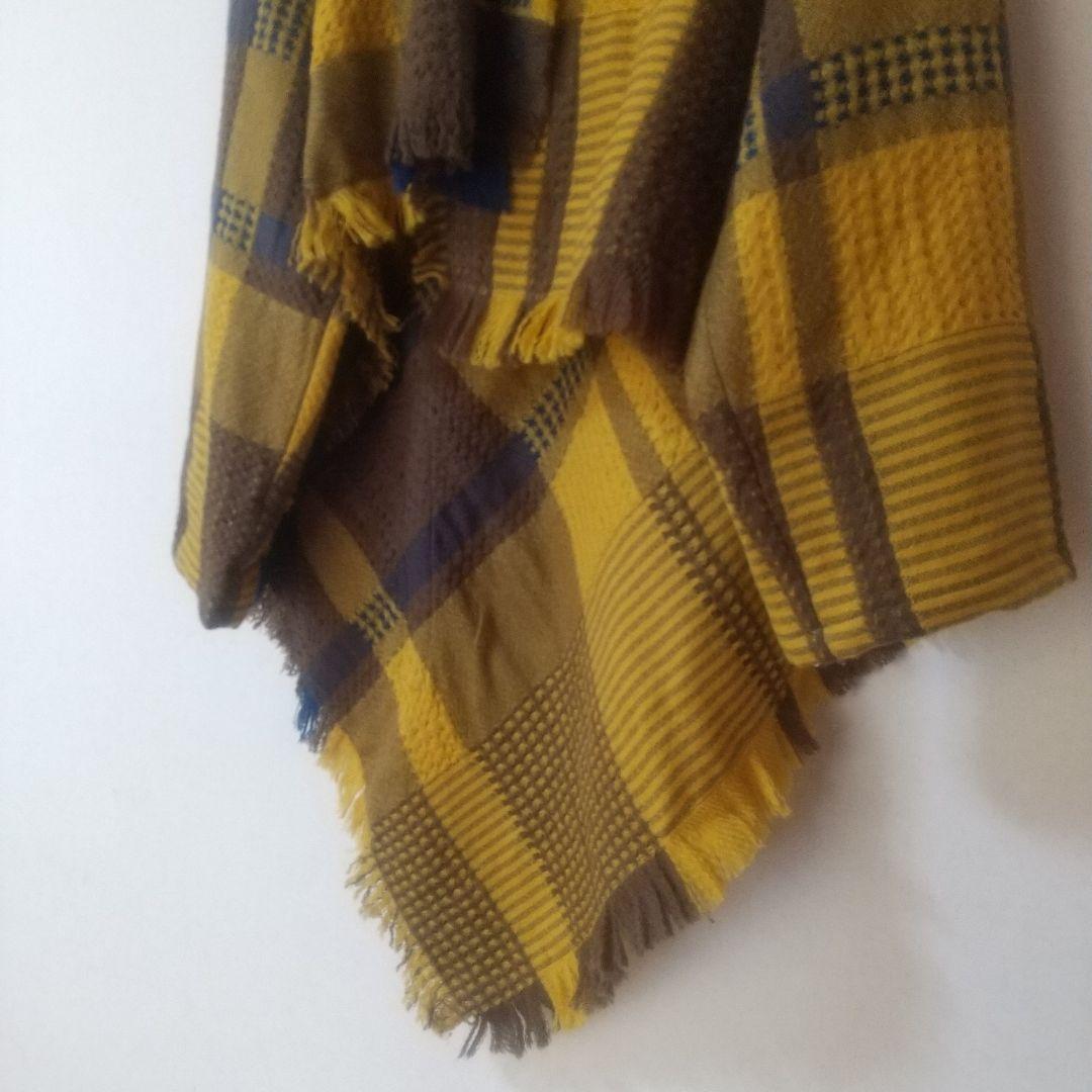 くまくまもんもん専用！センソユニコ 慈雨　ポンチョ風コート　チェック　フード